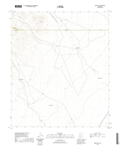 United States Geological Survey Greg Hills, NM (2020, 24000-Scale) digital map