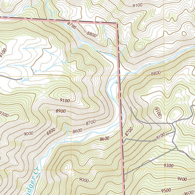 United States Geological Survey Gribbles Park, CO (2022, 24000-Scale) digital map