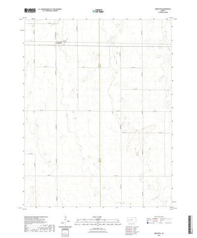 United States Geological Survey Grigston, KS (2022, 24000-Scale) digital map