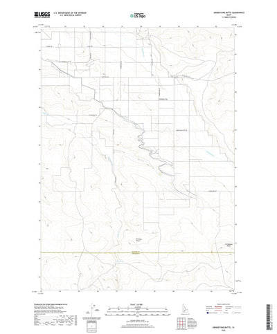 United States Geological Survey Grindstone Butte, ID (2020, 24000-Scale) digital map