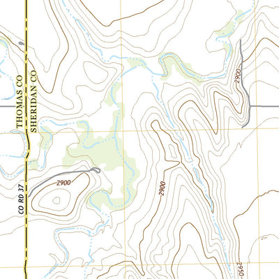 United States Geological Survey Grinnell North, KS (2022, 24000-Scale) digital map