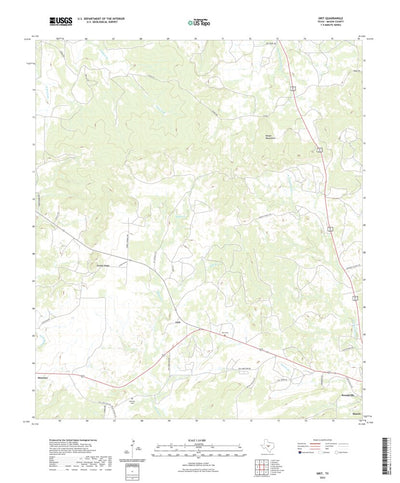United States Geological Survey Grit, TX (2022, 24000-Scale) digital map
