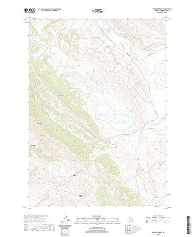 United States Geological Survey Grizzly Creek, ID (2020, 24000-Scale) digital map