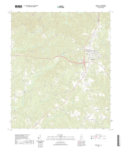 United States Geological Survey Grove Hill, AL (2020, 24000-Scale) digital map