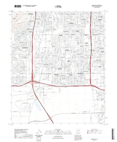 United States Geological Survey Guadalupe, AZ (2021, 24000-Scale) digital map