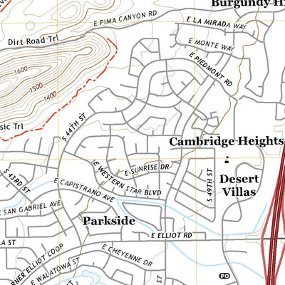 United States Geological Survey Guadalupe, AZ (2021, 24000-Scale) digital map
