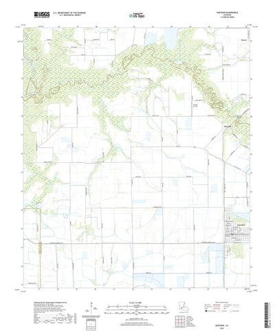 United States Geological Survey Gueydan, LA (2020, 24000-Scale) digital map