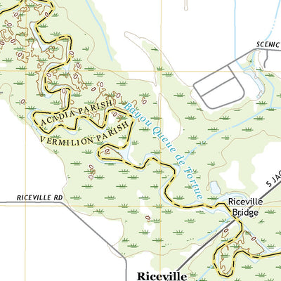 United States Geological Survey Gueydan, LA (2020, 24000-Scale) digital map