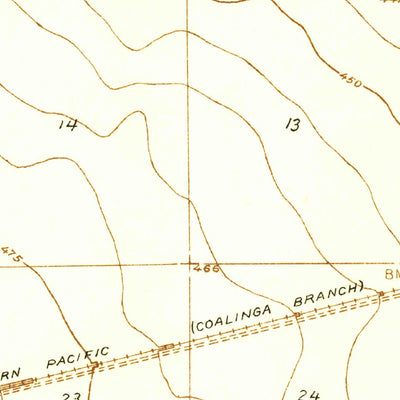 United States Geological Survey Guijarral Hills, CA (1933, 31680-Scale) digital map