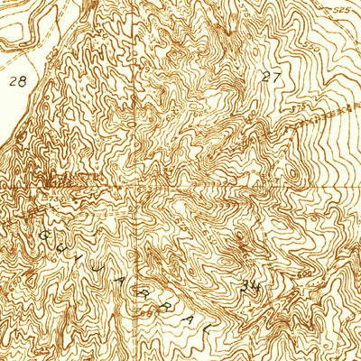 United States Geological Survey Guijarral Hills, CA (1933, 31680-Scale) digital map