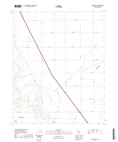 United States Geological Survey Guijarral Hills, CA (2021, 24000-Scale) digital map