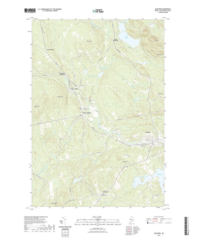 United States Geological Survey Guilford, ME (2021, 24000-Scale) digital map