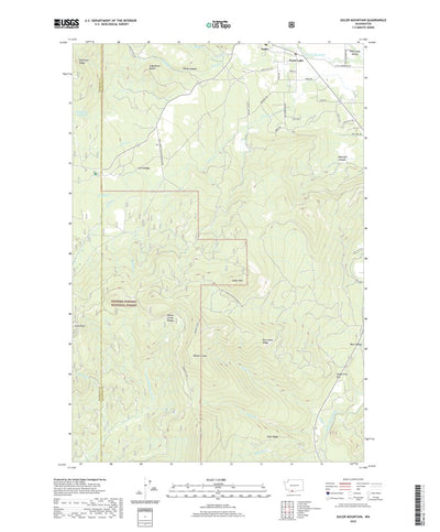United States Geological Survey Guler Mountain, WA (2020, 24000-Scale) digital map