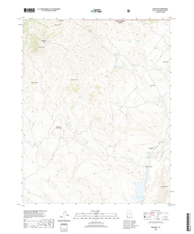 United States Geological Survey Gunlock, UT (2020, 24000-Scale) digital map