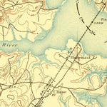 United States Geological Survey Gunpowder, MD (1893, 62500-Scale) digital map