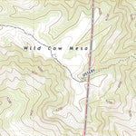 United States Geological Survey Gunsight Canyon, NM (2020, 24000-Scale) digital map