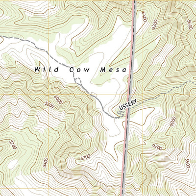 United States Geological Survey Gunsight Canyon, NM (2020, 24000-Scale) digital map
