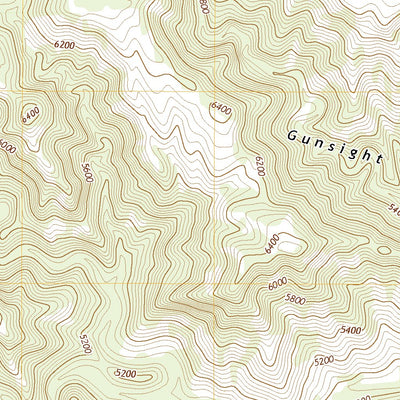 United States Geological Survey Gunsight Canyon, NM (2020, 24000-Scale) digital map
