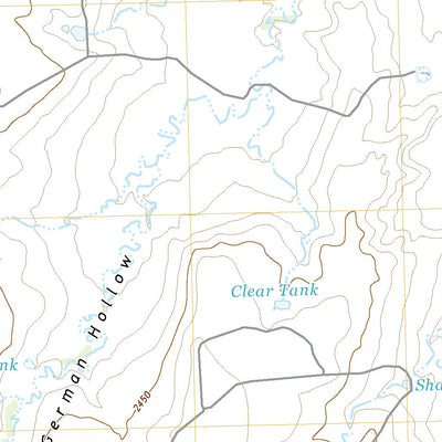 United States Geological Survey Gunsight Draw, TX (2022, 24000-Scale) digital map
