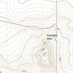 United States Geological Survey Gunsight Hills North, TX (2022, 24000-Scale) digital map