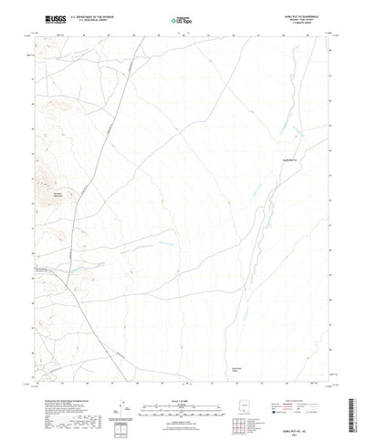 United States Geological Survey Gurli Put Vo, AZ (2021, 24000-Scale) digital map