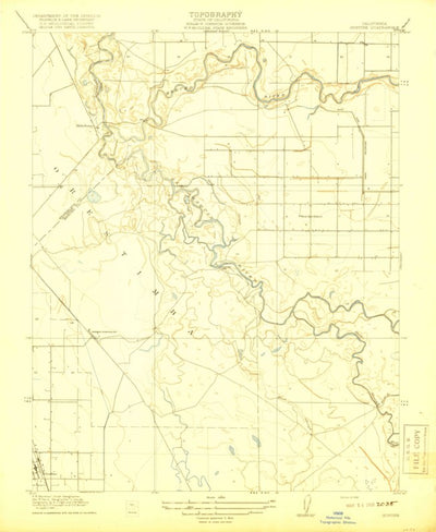 United States Geological Survey Gustine, CA (1918, 31680-Scale) digital map