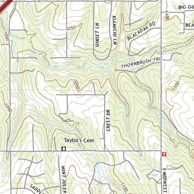 United States Geological Survey Guthrie South, OK (2022, 24000-Scale) digital map