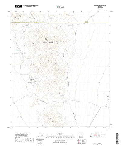United States Geological Survey Hachita Peak, NM (2020, 24000-Scale) digital map