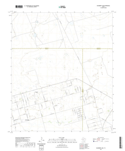 United States Geological Survey Hackberry Lake, TX (2022, 24000-Scale) digital map