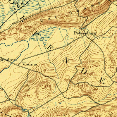 United States Geological Survey Hackettstown, NJ (1898, 62500-Scale) digital map