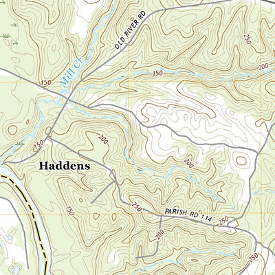 United States Geological Survey Haddens, LA (2020, 24000-Scale) digital map