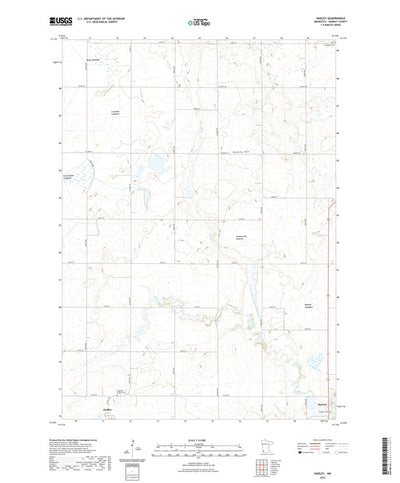 United States Geological Survey Hadley, MN (2022, 24000-Scale) digital map