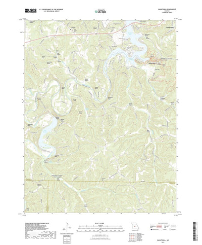 United States Geological Survey Hahatonka, MO (2021, 24000-Scale) digital map