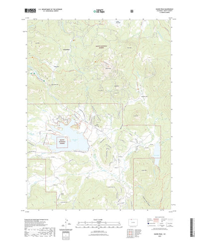 United States Geological Survey Hahns Peak, CO (2022, 24000-Scale) digital map