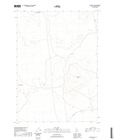 United States Geological Survey Halfway Lake, ID (2020, 24000-Scale) digital map