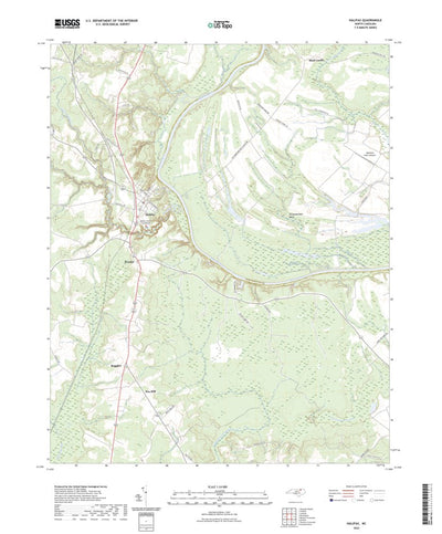 United States Geological Survey Halifax, NC (2022, 24000-Scale) digital map