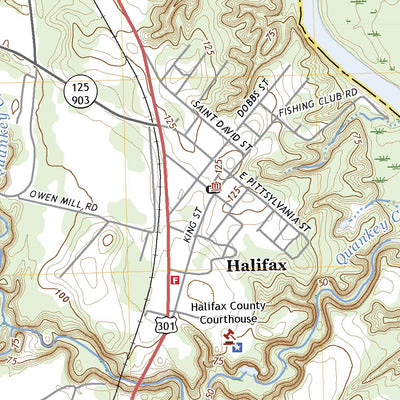 United States Geological Survey Halifax, NC (2022, 24000-Scale) digital map