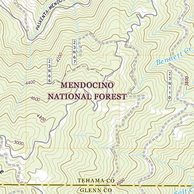 United States Geological Survey Hall Ridge, CA (2022, 24000-Scale) digital map