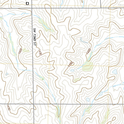 United States Geological Survey Hallam, NE (2021, 24000-Scale) digital map