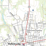 United States Geological Survey Hallettsville, TX (2022, 24000-Scale) digital map