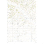 United States Geological Survey Halliday NE, ND (2020, 24000-Scale) digital map