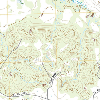 United States Geological Survey Halls Bluff, TX (2022, 24000-Scale) digital map