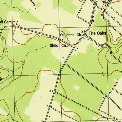 United States Geological Survey Hallwood, VA-MD (1943, 31680-Scale) digital map