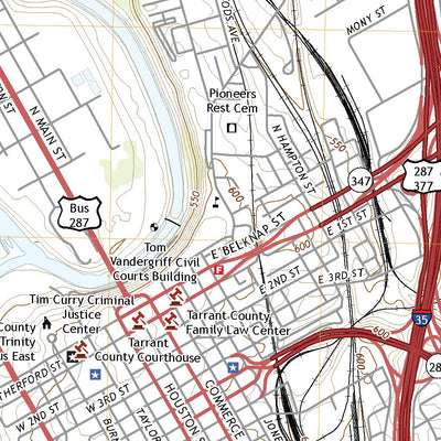 United States Geological Survey Haltom City, TX (2022, 24000-Scale) digital map