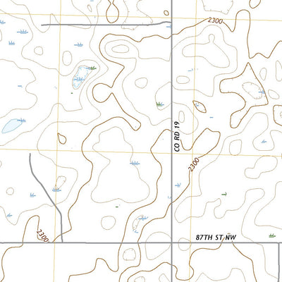 United States Geological Survey Hamlet, ND (2020, 24000-Scale) digital map