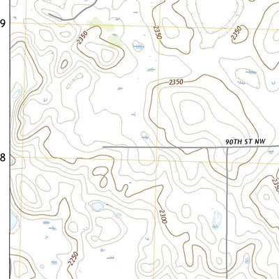 United States Geological Survey Hamlet, ND (2020, 24000-Scale) digital map