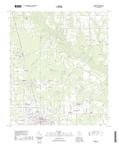 United States Geological Survey Hammond, LA (2020, 24000-Scale) digital map