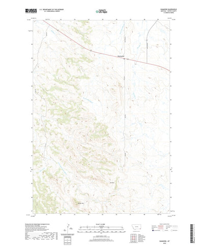 United States Geological Survey Hammond, MT (2020, 24000-Scale) digital map