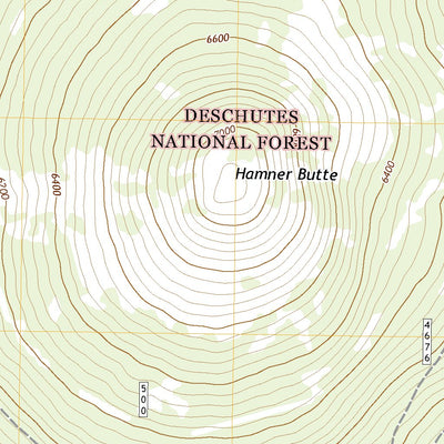United States Geological Survey Hamner Butte, OR (2020, 24000-Scale) digital map