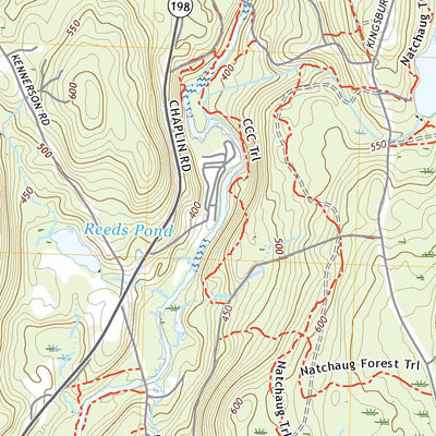 United States Geological Survey Hampton, CT (2021, 24000-Scale) digital map